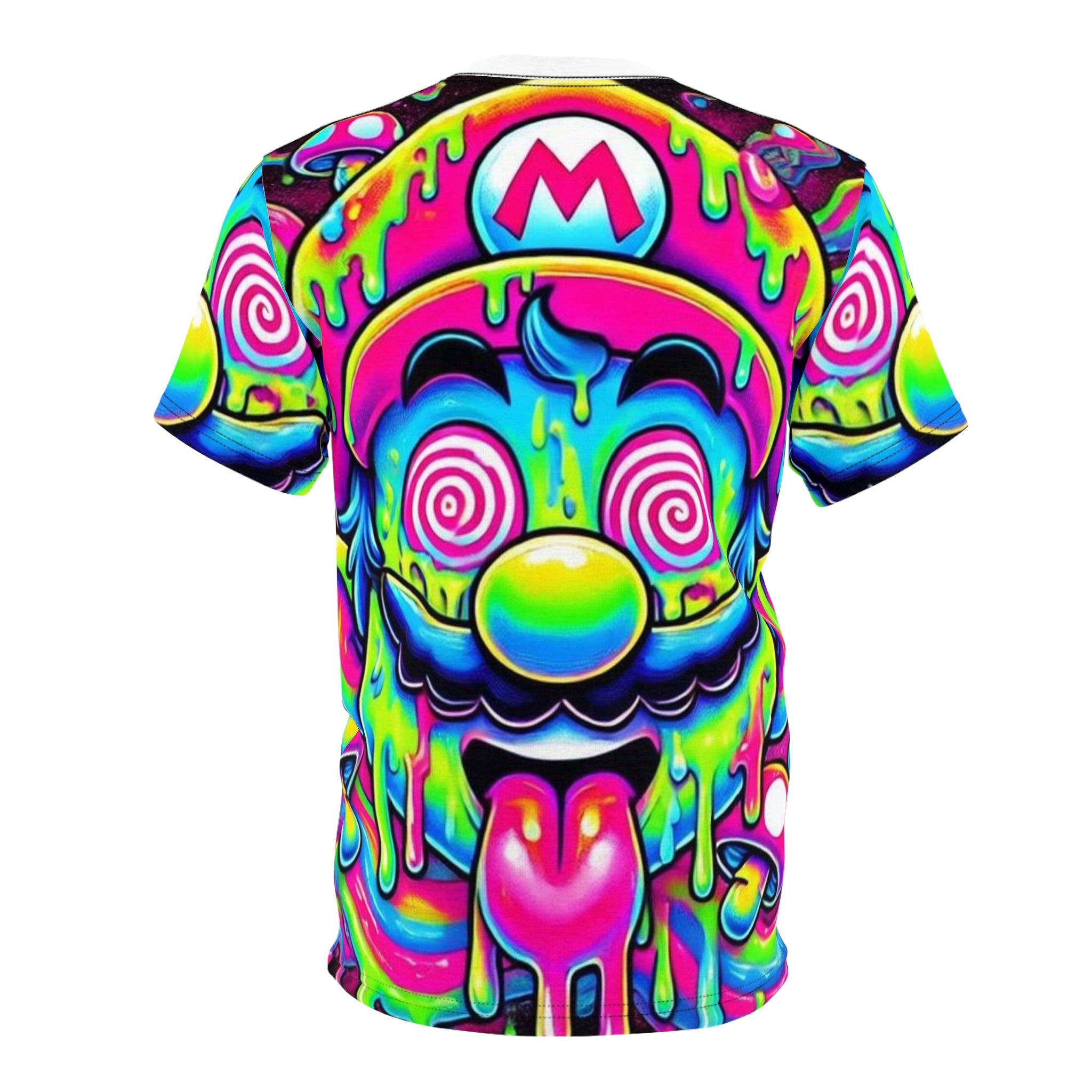 Psychedelic Drip Mario All-Over Print Tee