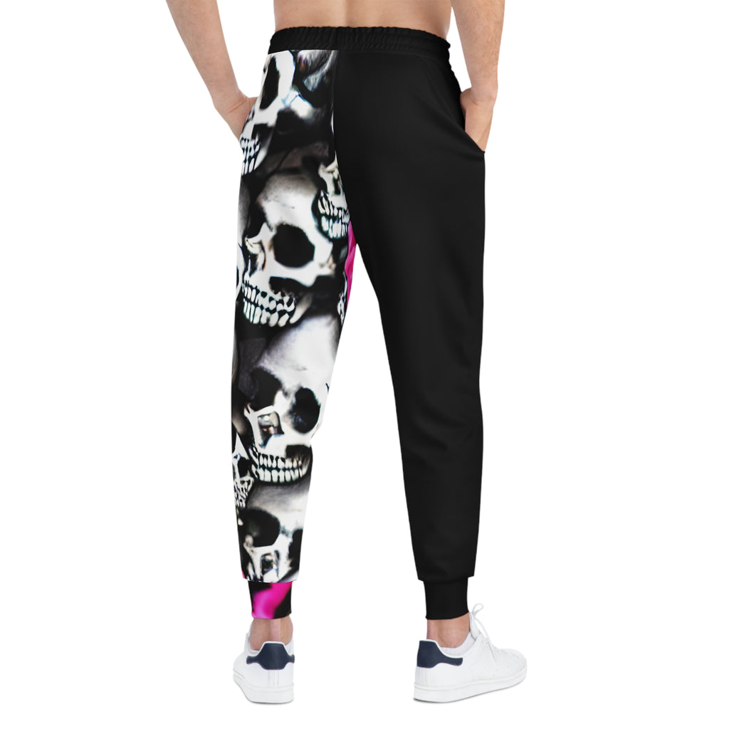 Rose & Skull Split Joggers