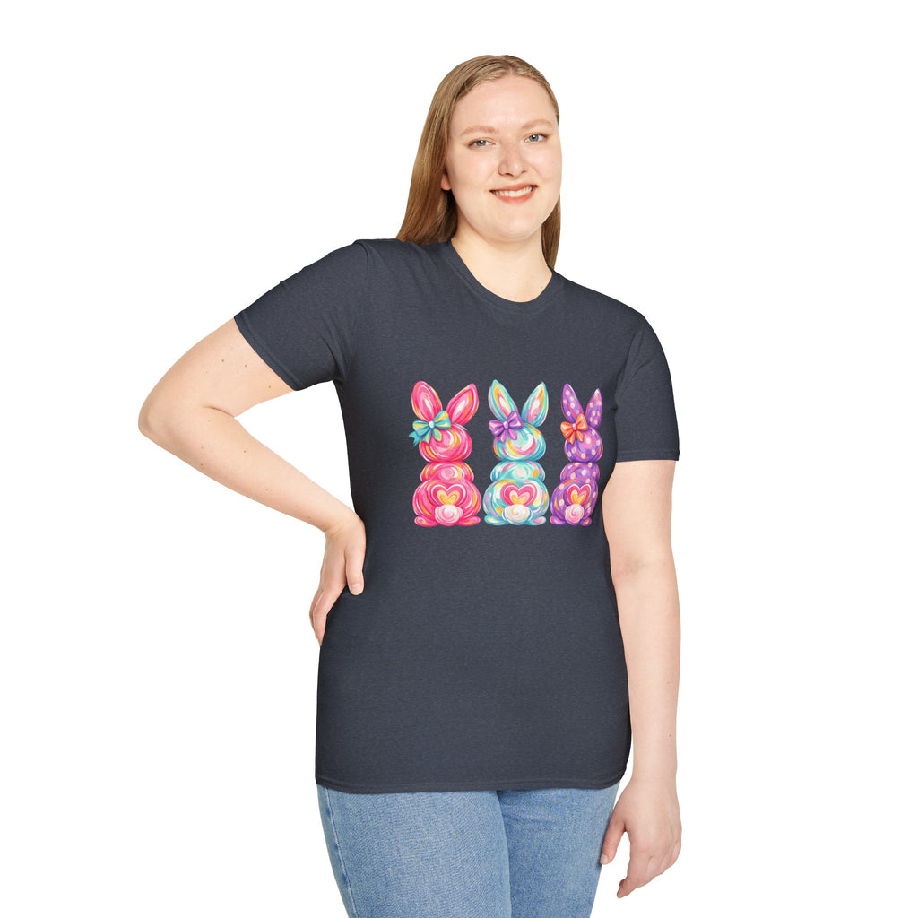 Easter Rainbow Bunny Trio T-Shirt