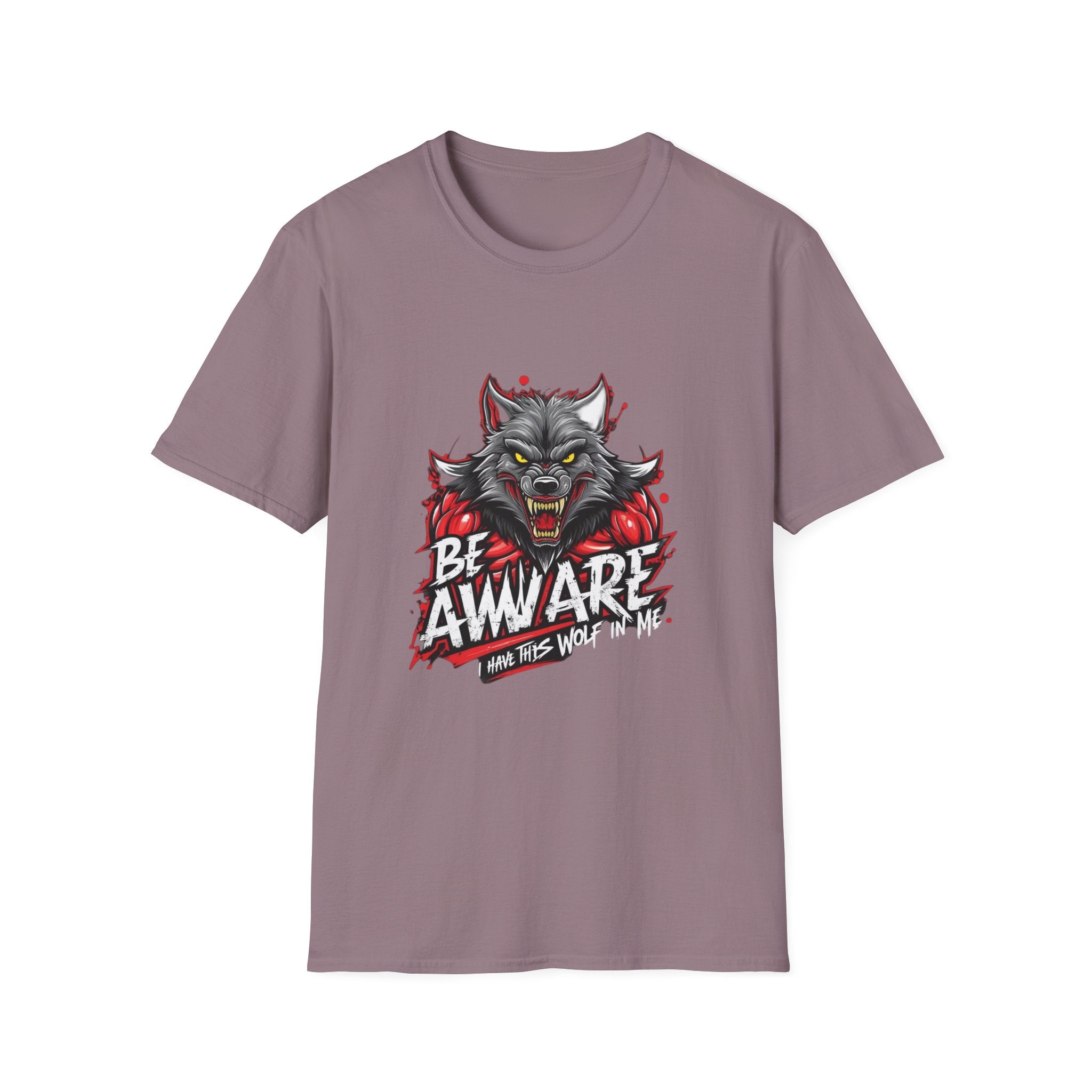 Be Aware Werewolf Graphic T-Shirt — Horror Wolf Design