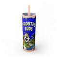 Frosted Buds 20oz Skinny Tumbler with Straw