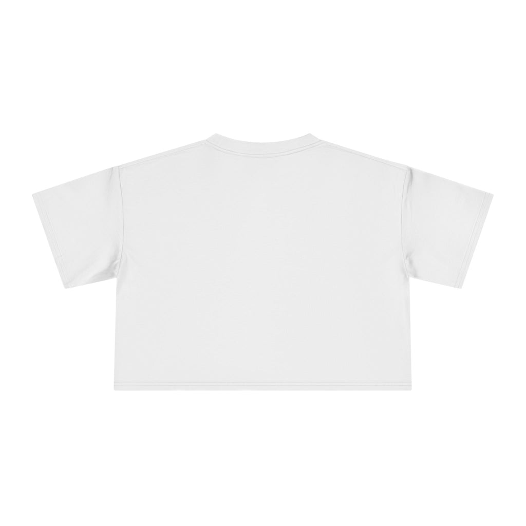 Crop Tee — "Kindness: Sprinkle It Everywhere" Floral Graphic