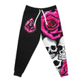 Rose & Skull Split Joggers