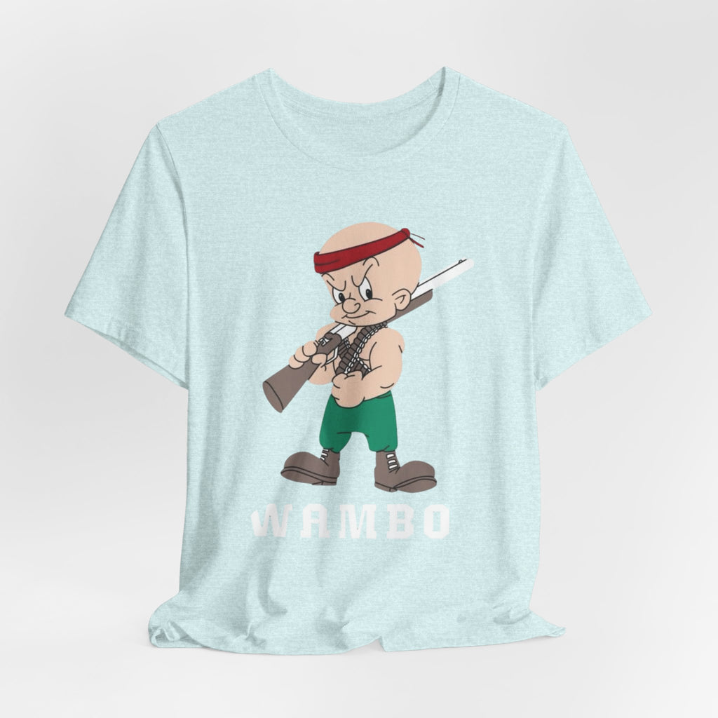 Wambo Funny Action Parody Tee | Cartoon Streetwear Graphic Shirt