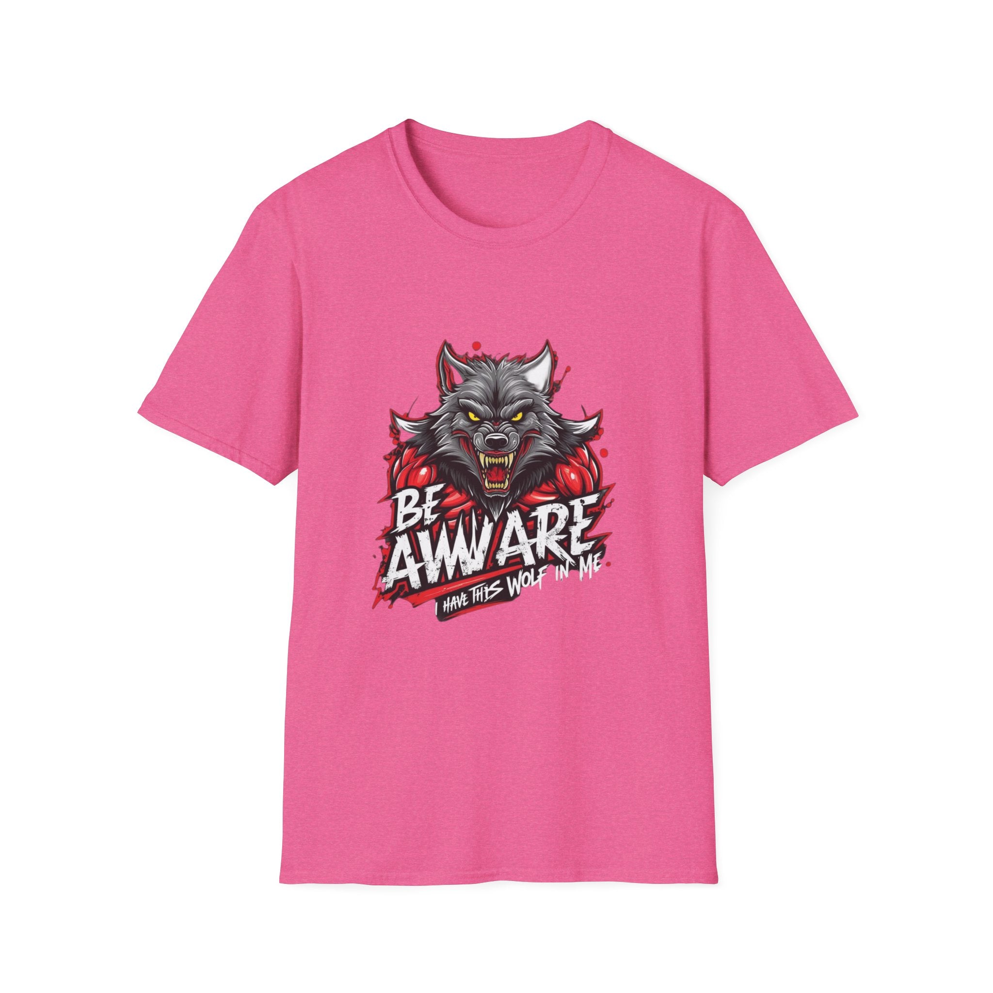 Be Aware Werewolf Graphic T-Shirt — Horror Wolf Design
