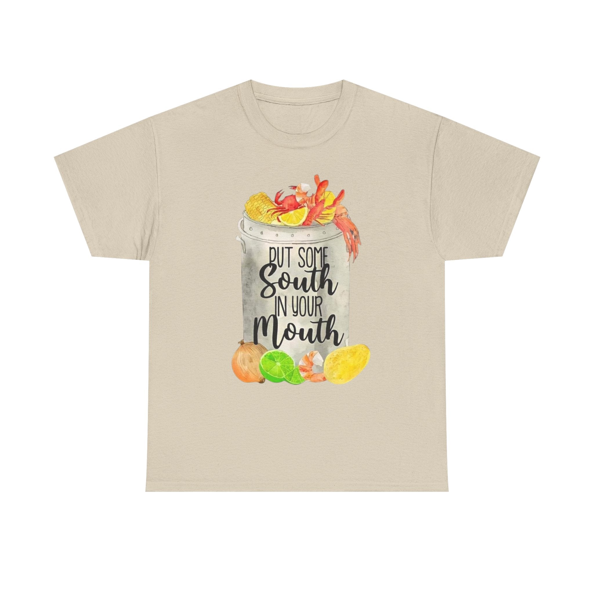 T‑Shirt — "Put Some South In Your Mouth" Seafood Boil Graphic Tee