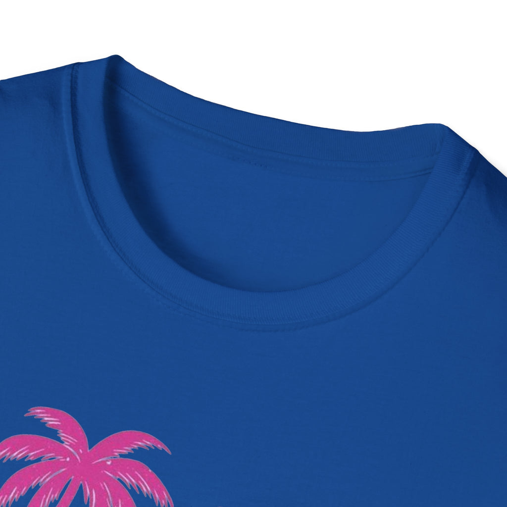 Salty Soul Beach T-Shirt — Sun, Palm Trees & Waves Graphic Tee