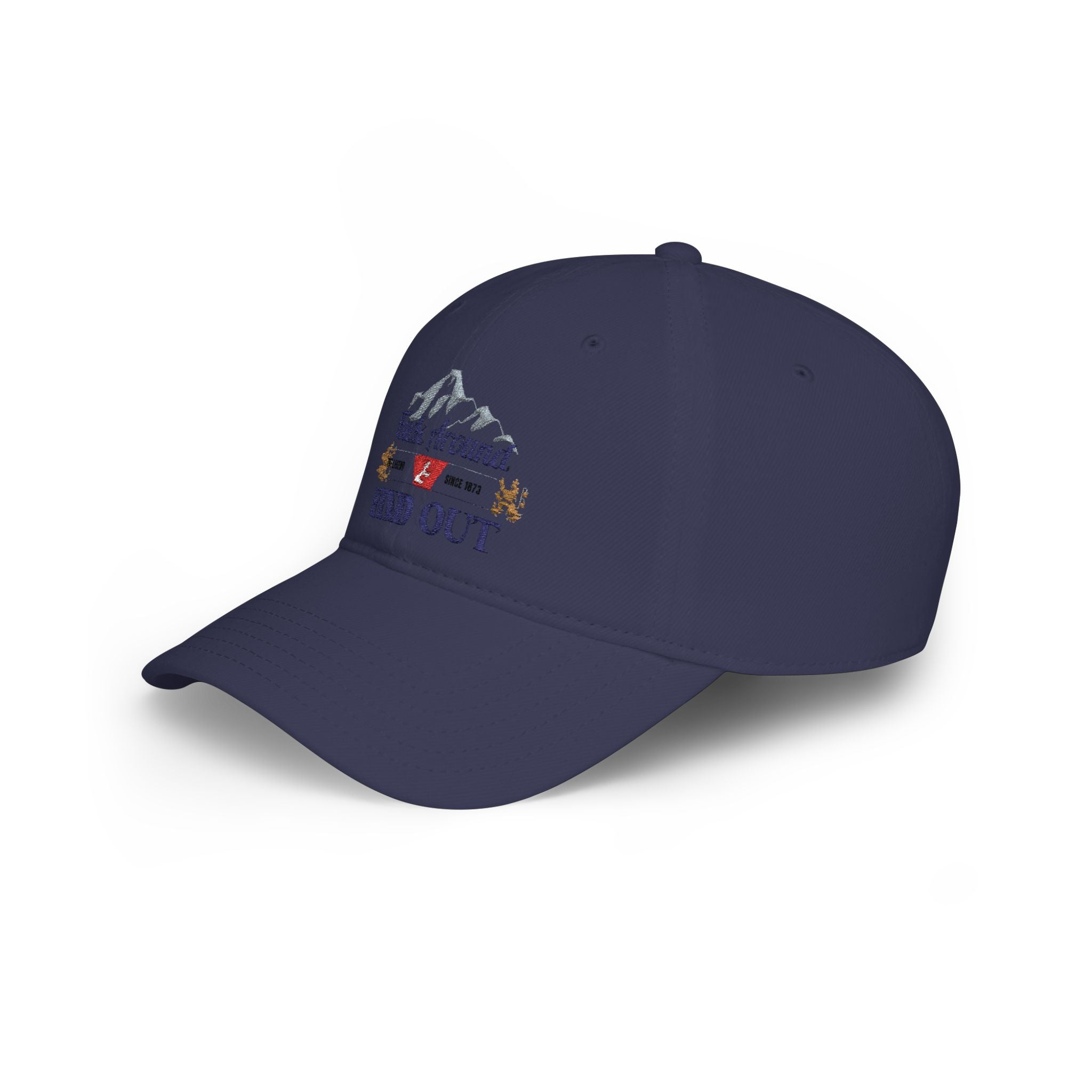 Low Profile Baseball Cap — 'Fuck Around, Find Out' Mountain Embroidered Hat