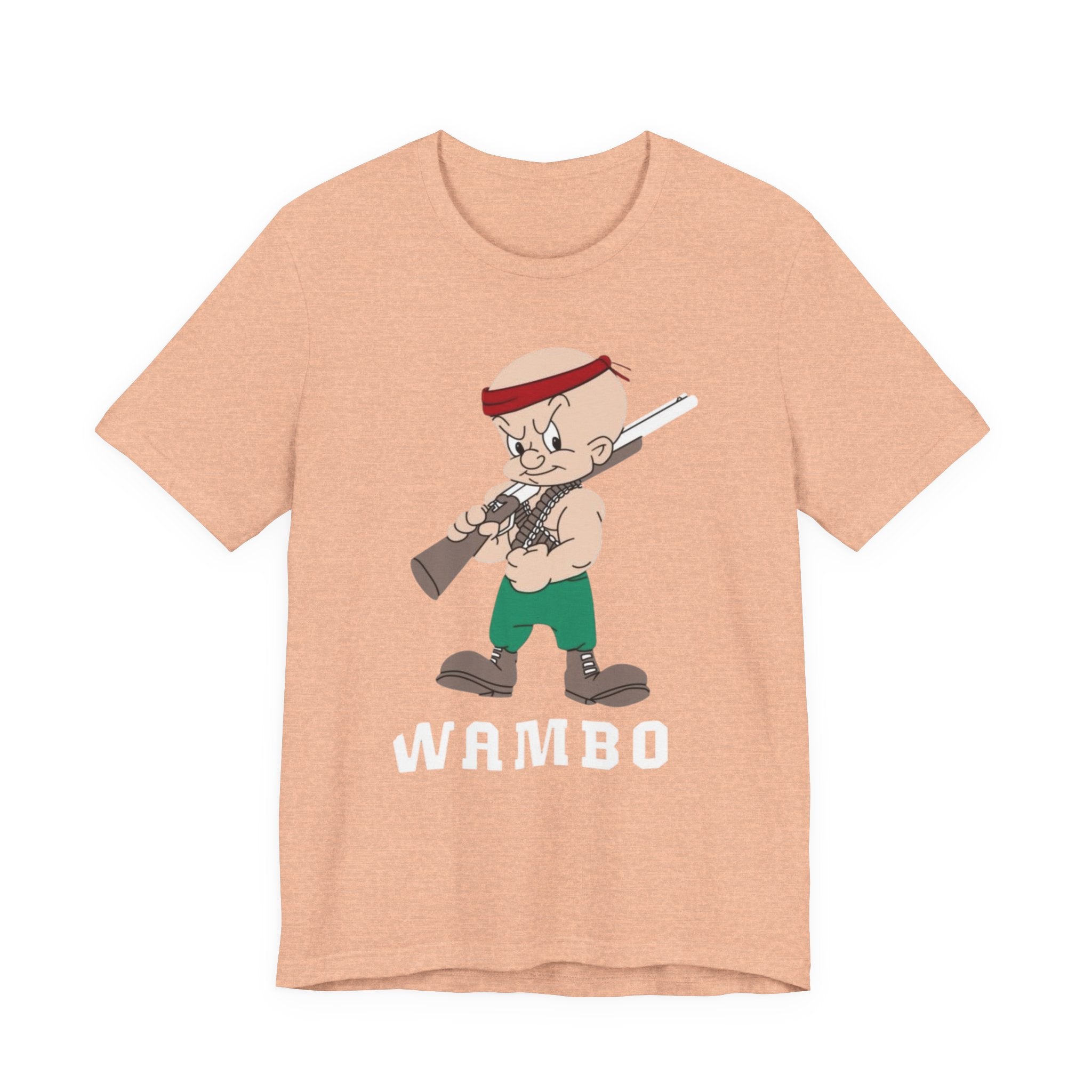 Wambo Funny Action Parody Tee | Cartoon Streetwear Graphic Shirt