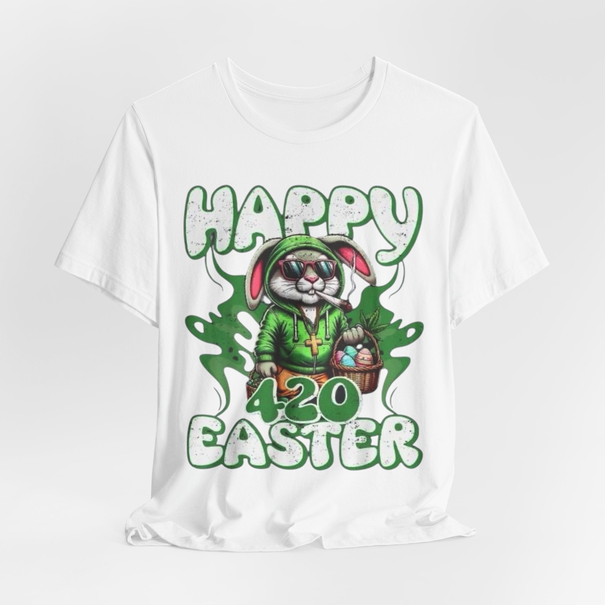 Happy 420 Easter Funny Bunny Tee | Chill Holiday Streetwear Shirt