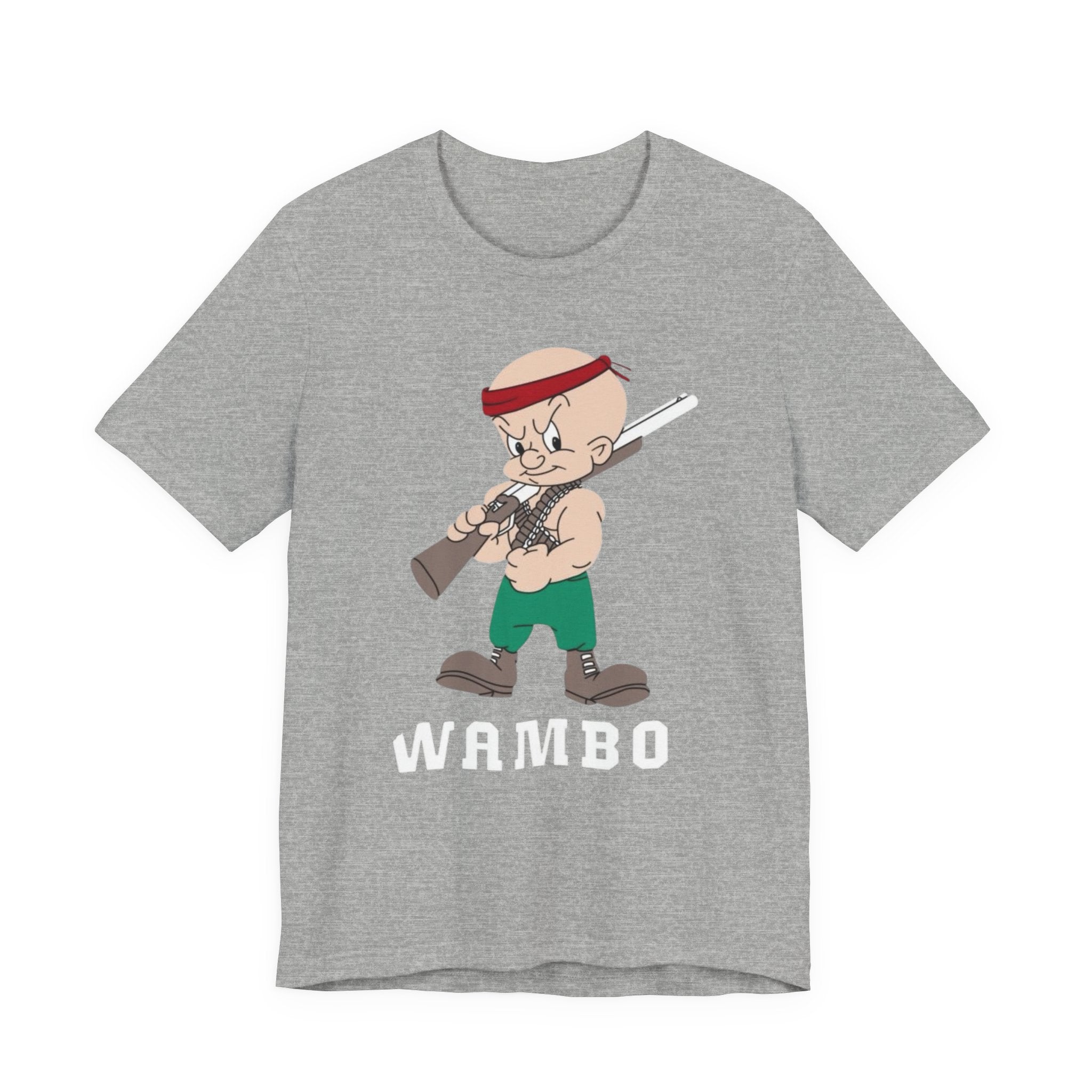 Wambo Funny Action Parody Tee | Cartoon Streetwear Graphic Shirt
