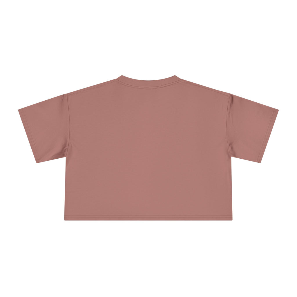 Crop Tee — "Kindness: Sprinkle It Everywhere" Floral Graphic