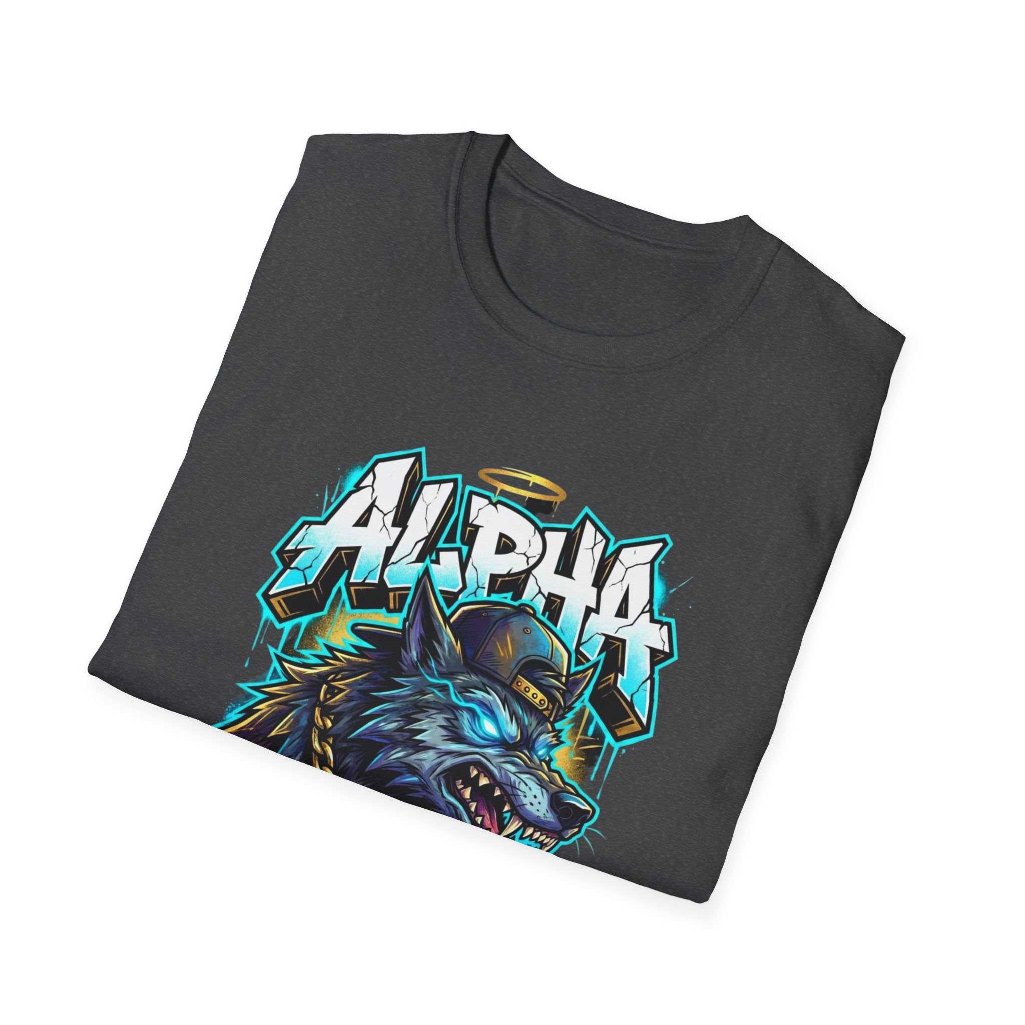 Alpha On The Streets Wolf Graphic T-Shirt — Urban Streetwear Tee
