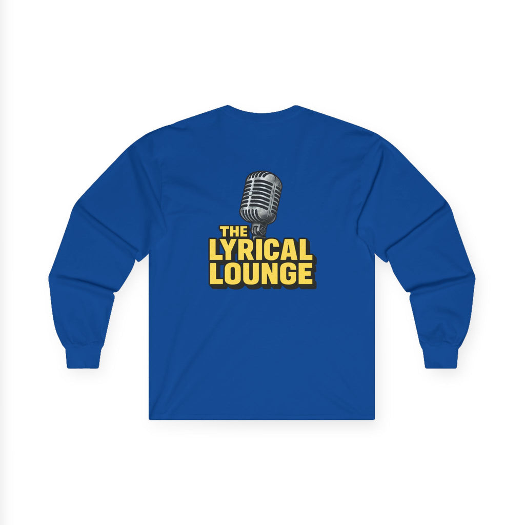 Long Sleeve Tee — 'The Lyrical Lounge' Microphone Logo