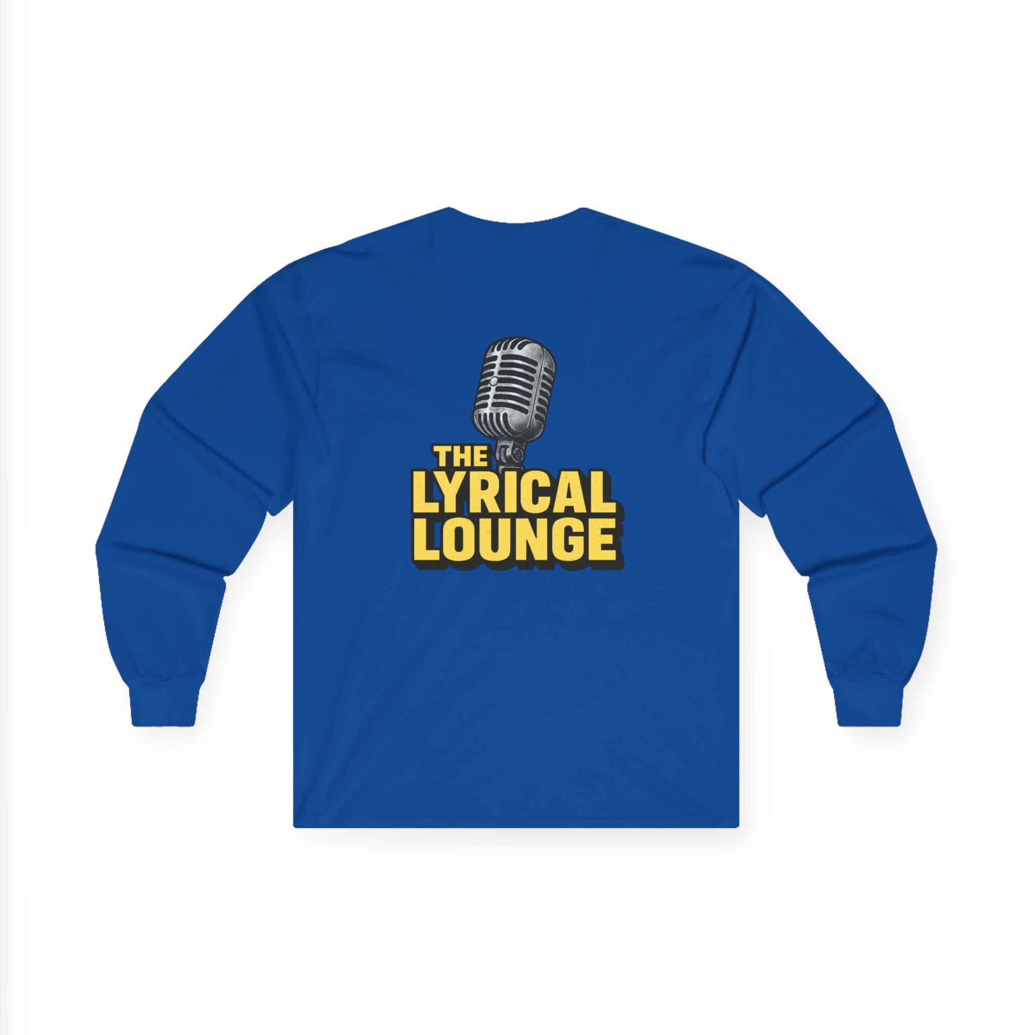 Long Sleeve Tee — 'The Lyrical Lounge' Microphone Logo
