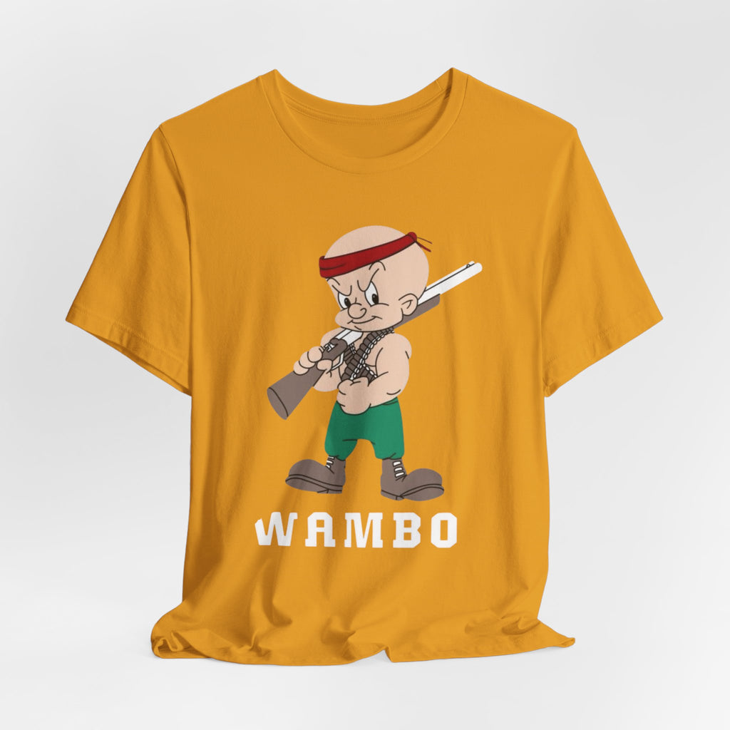 Wambo Funny Action Parody Tee | Cartoon Streetwear Graphic Shirt