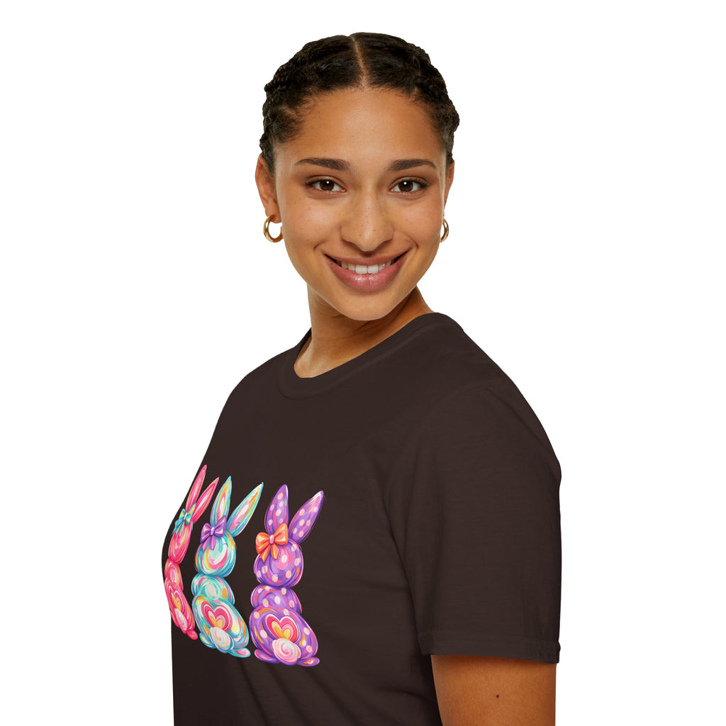 Easter Rainbow Bunny Trio T-Shirt