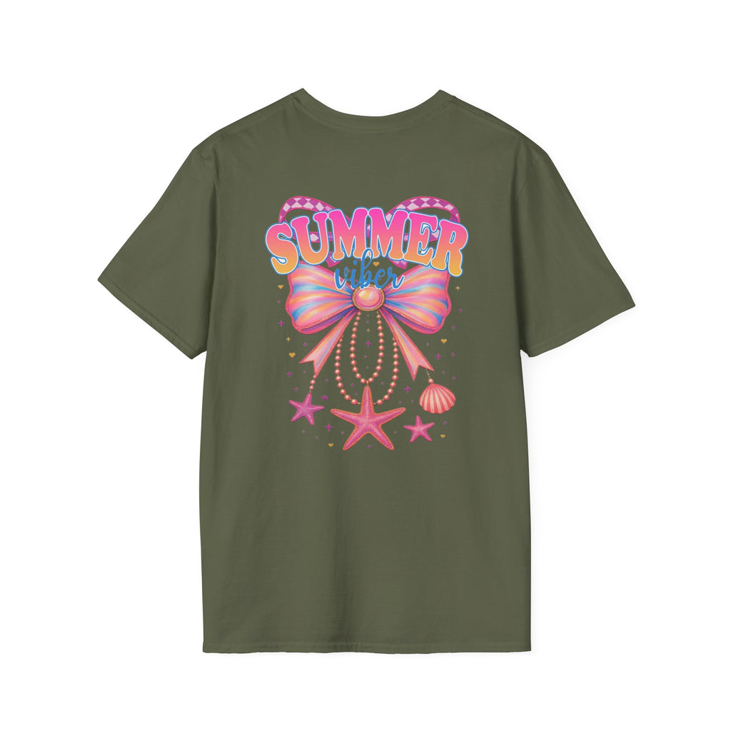 Summer Vibes T-Shirt — Colorful Tropical Beach Graphic Tee