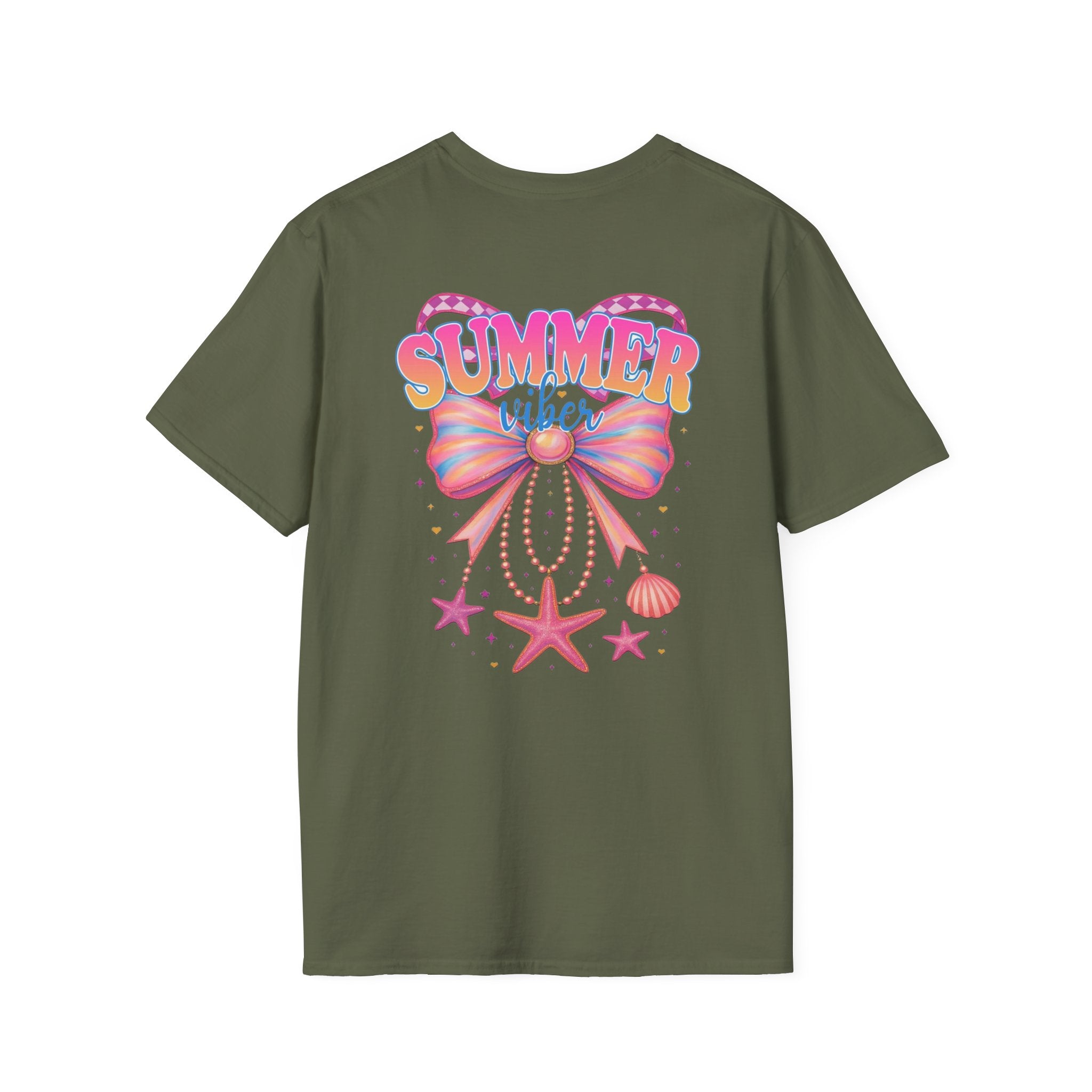 Summer Vibes T-Shirt — Colorful Tropical Beach Graphic Tee