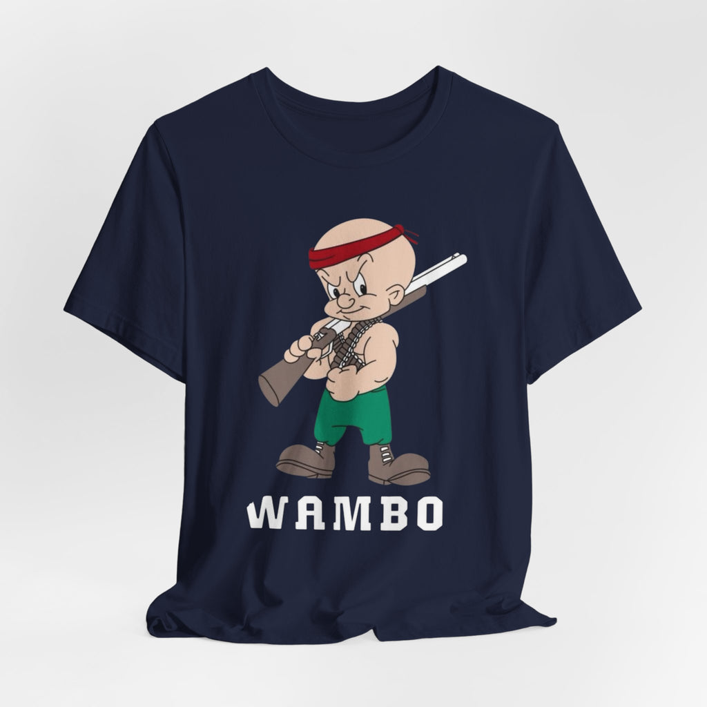 Wambo Funny Action Parody Tee | Cartoon Streetwear Graphic Shirt