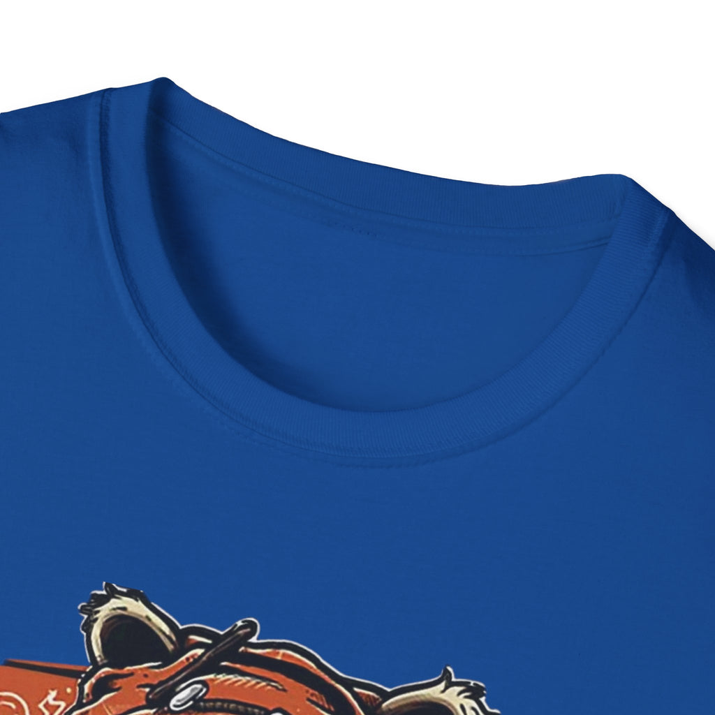 Retro Animal Stack T-Shirt — Vintage Owl, Fox & Raccoon Graphic Tee