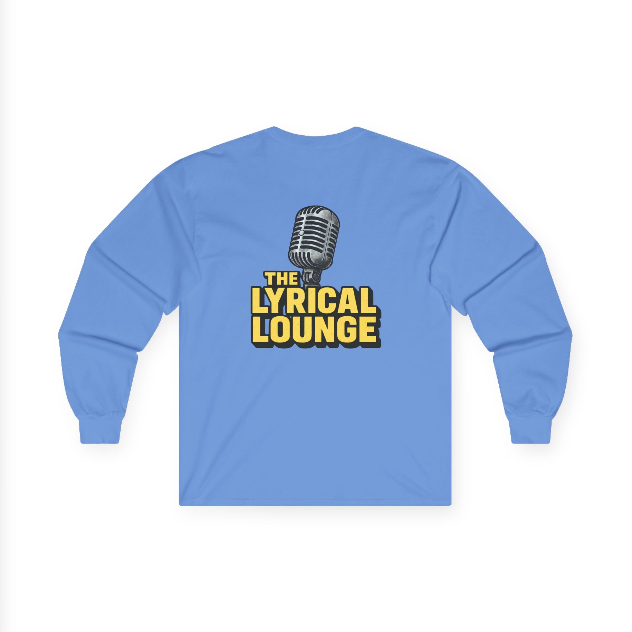 Long Sleeve Tee — 'The Lyrical Lounge' Microphone Logo