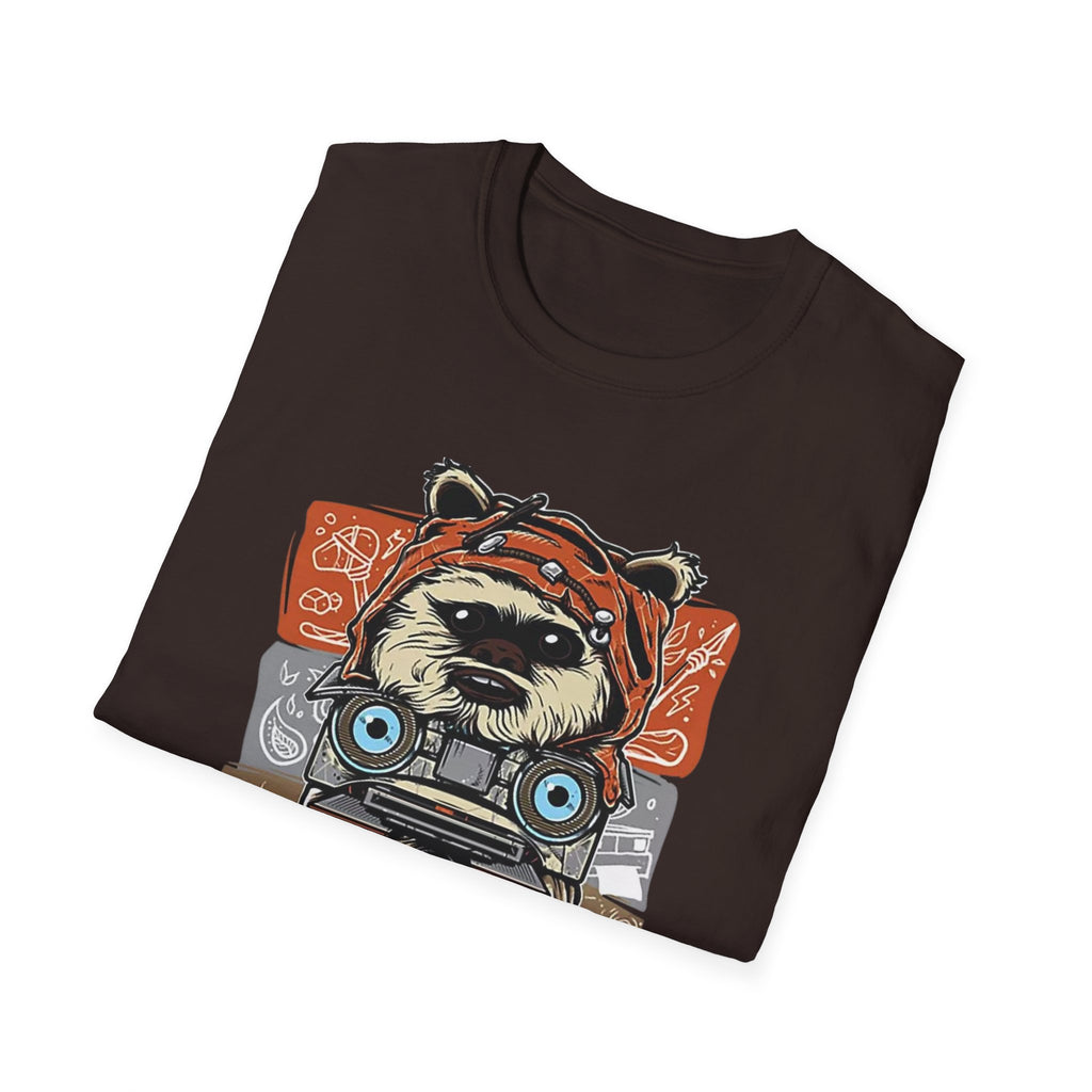 Retro Animal Stack T-Shirt — Vintage Owl, Fox & Raccoon Graphic Tee