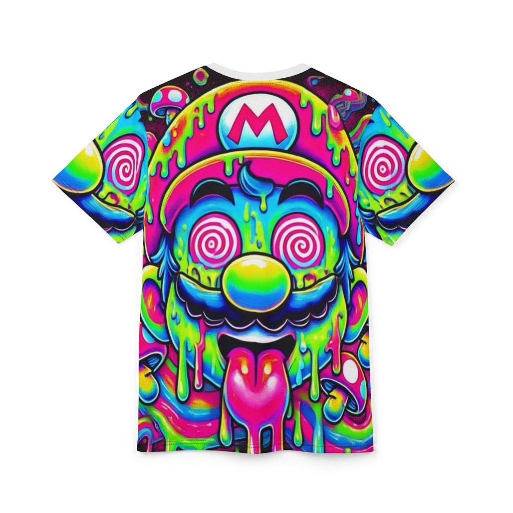 Psychedelic Drip Mario All-Over Print Tee