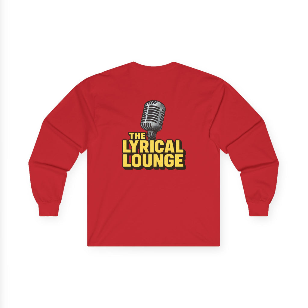 Long Sleeve Tee — 'The Lyrical Lounge' Microphone Logo