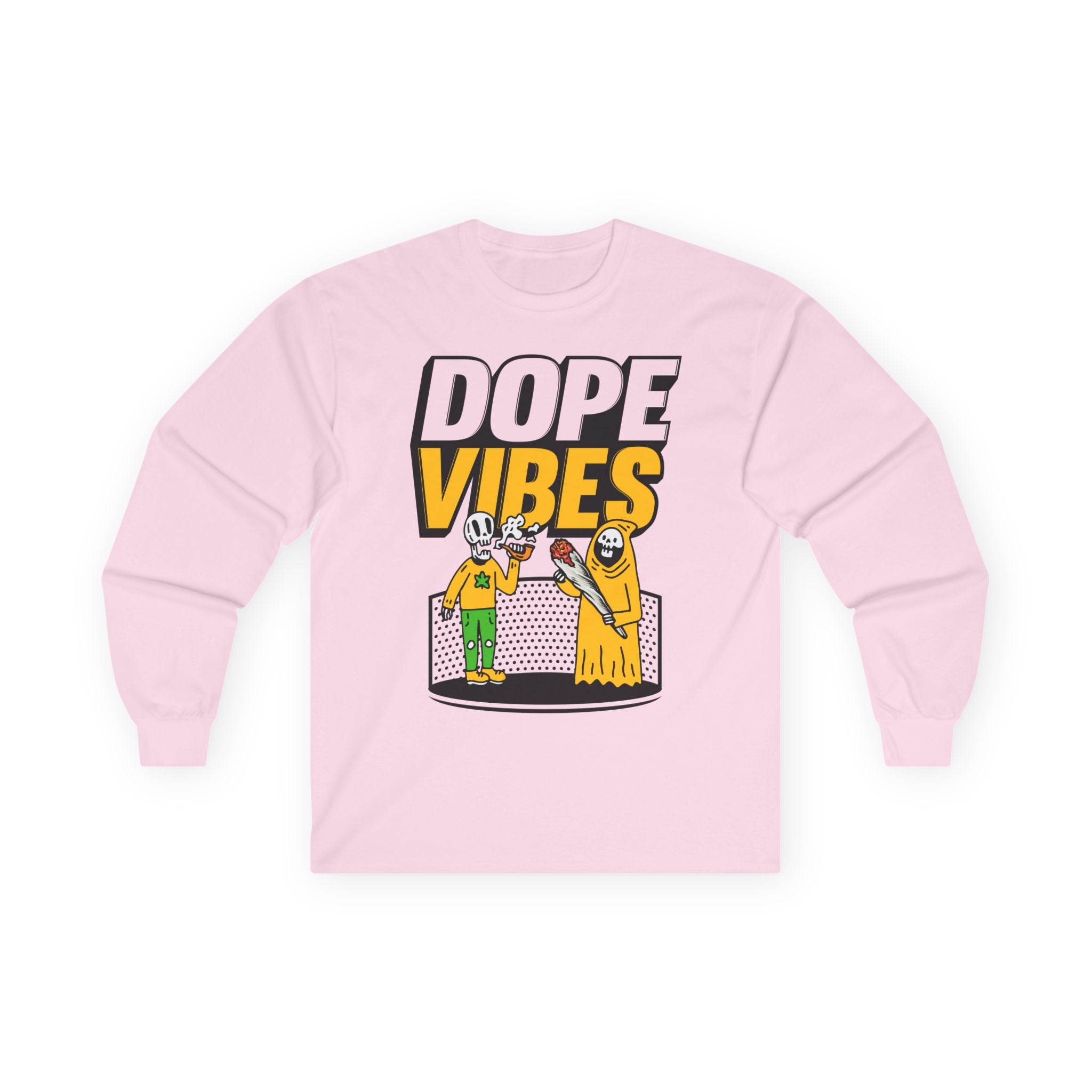 Dope Vibes Long Sleeve Tee — Retro Graphic ‘dope vibes’