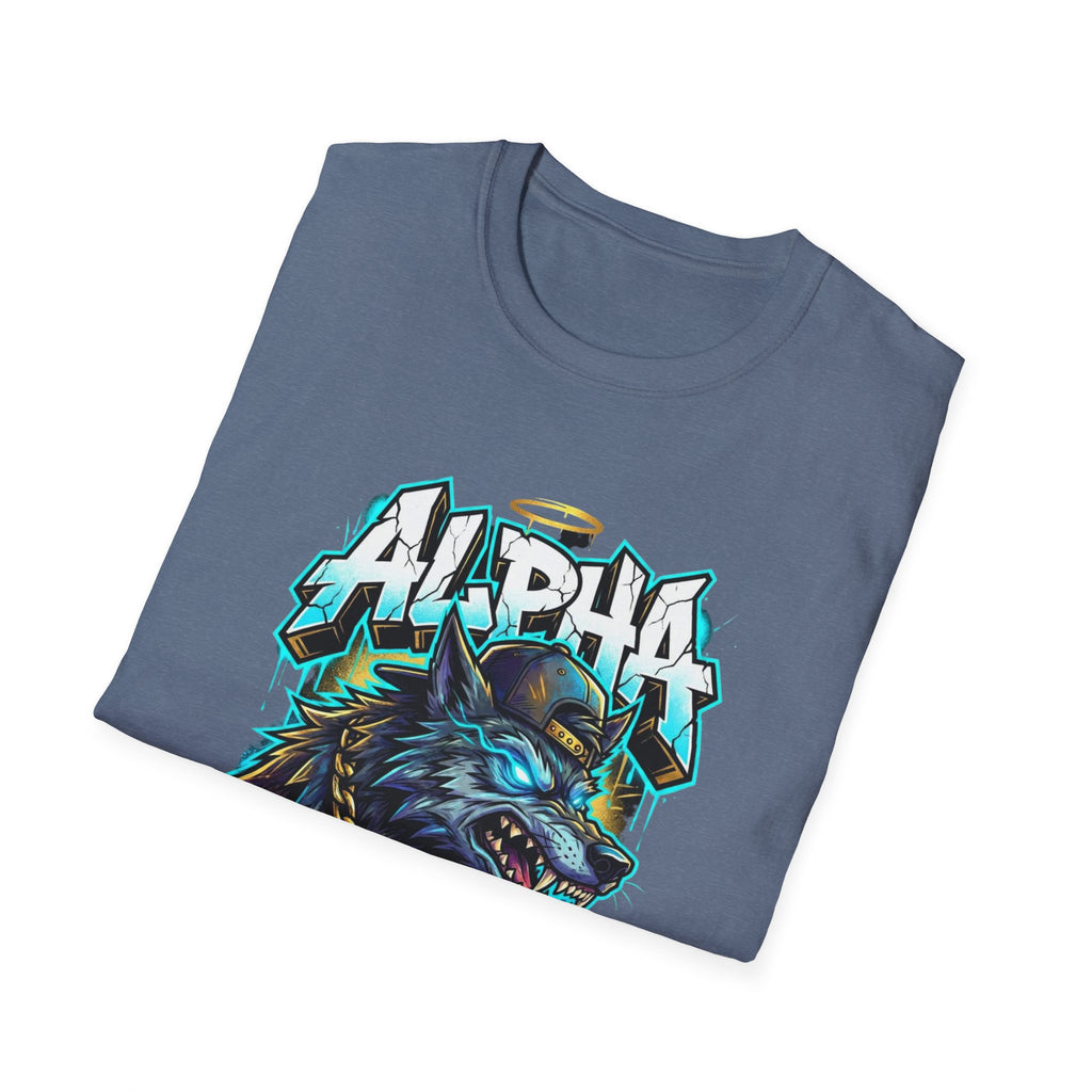 Alpha On The Streets Wolf Graphic T-Shirt — Urban Streetwear Tee