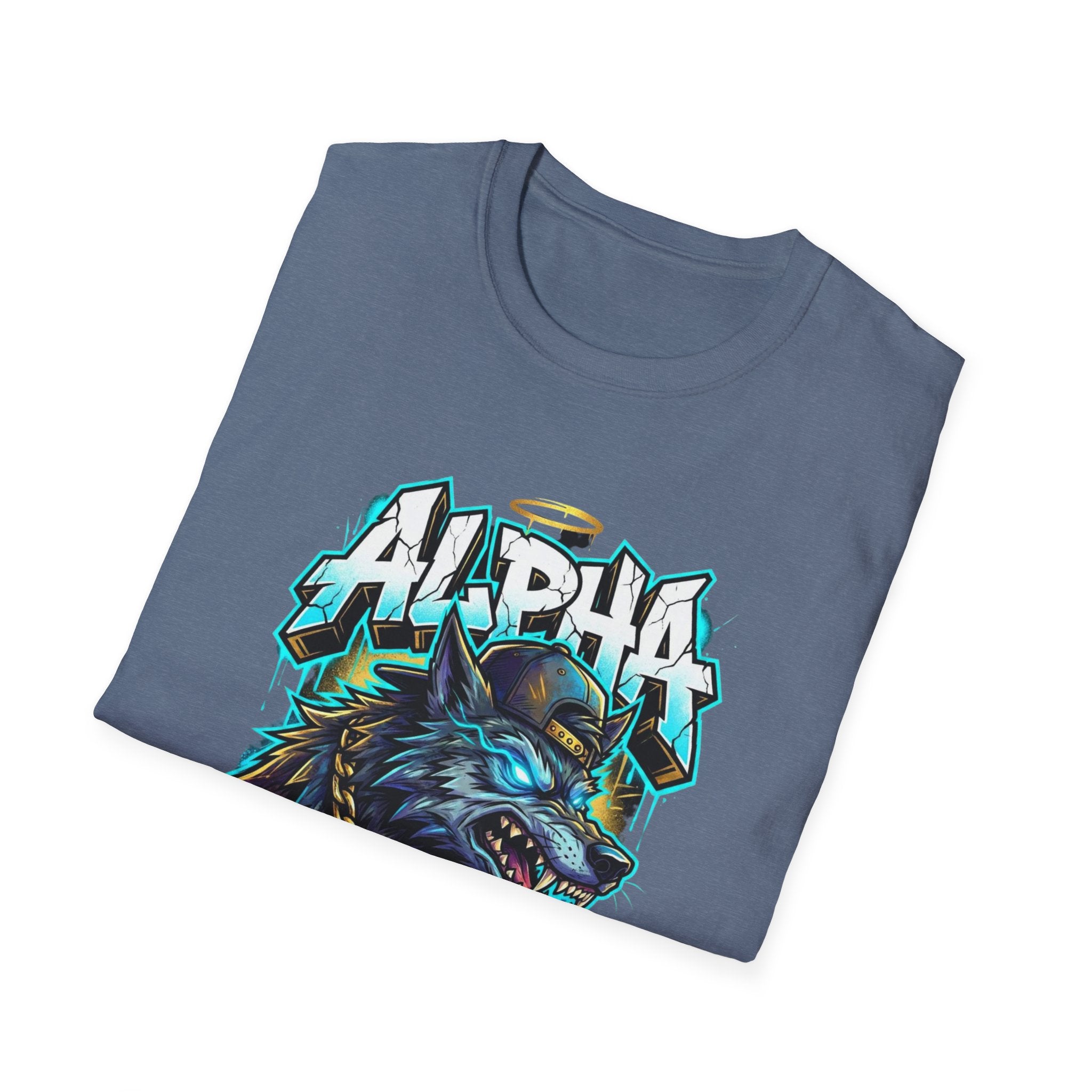 Alpha On The Streets Wolf Graphic T-Shirt — Urban Streetwear Tee