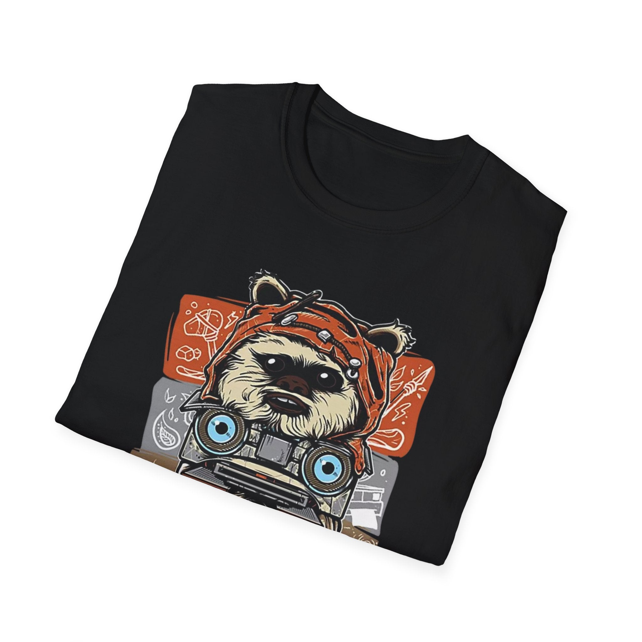 Retro Animal Stack T-Shirt — Vintage Owl, Fox & Raccoon Graphic Tee