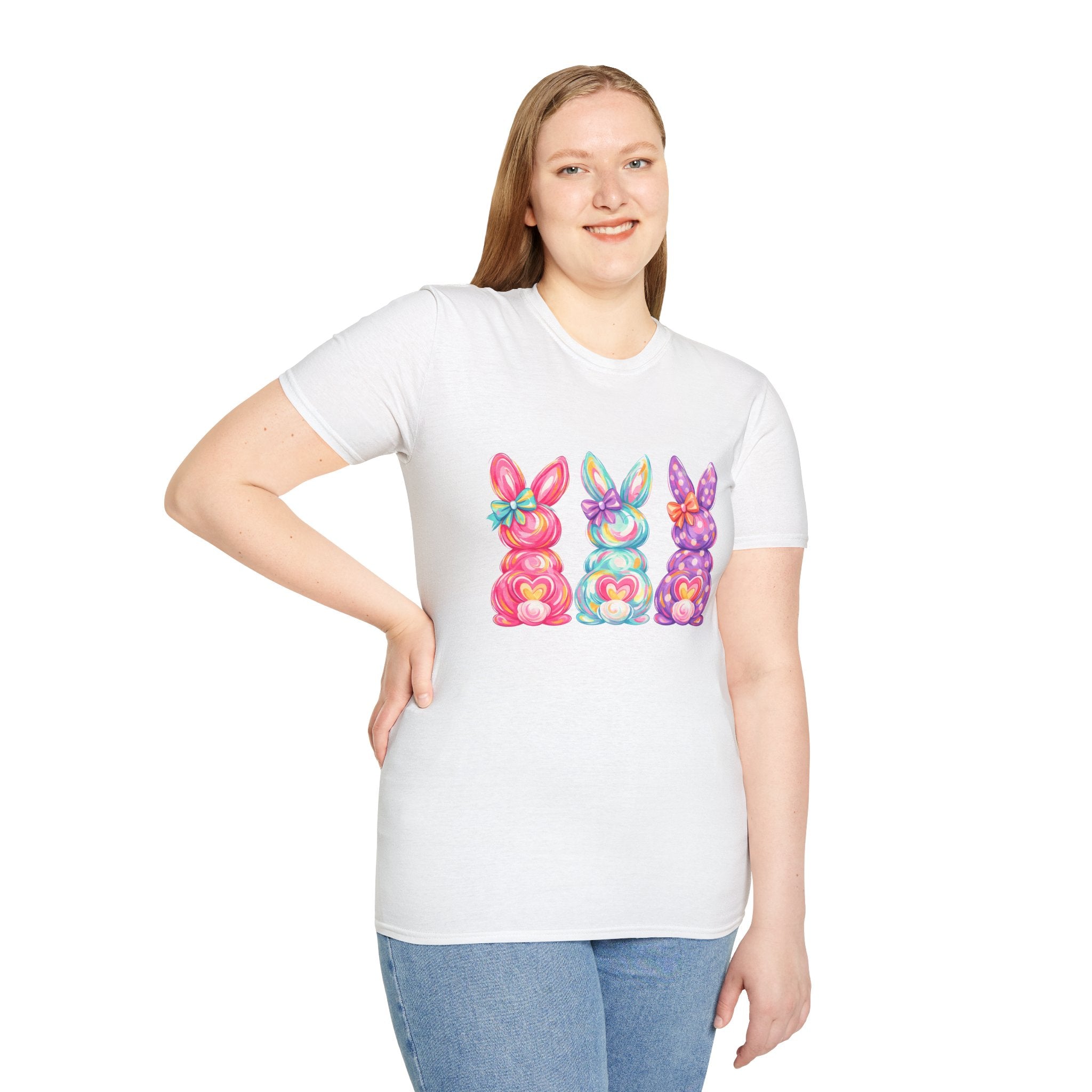 Easter Rainbow Bunny Trio T-Shirt