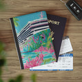 Tropical Cruise Passport Cover — Floral Cruise Ship Travel Passport Holder