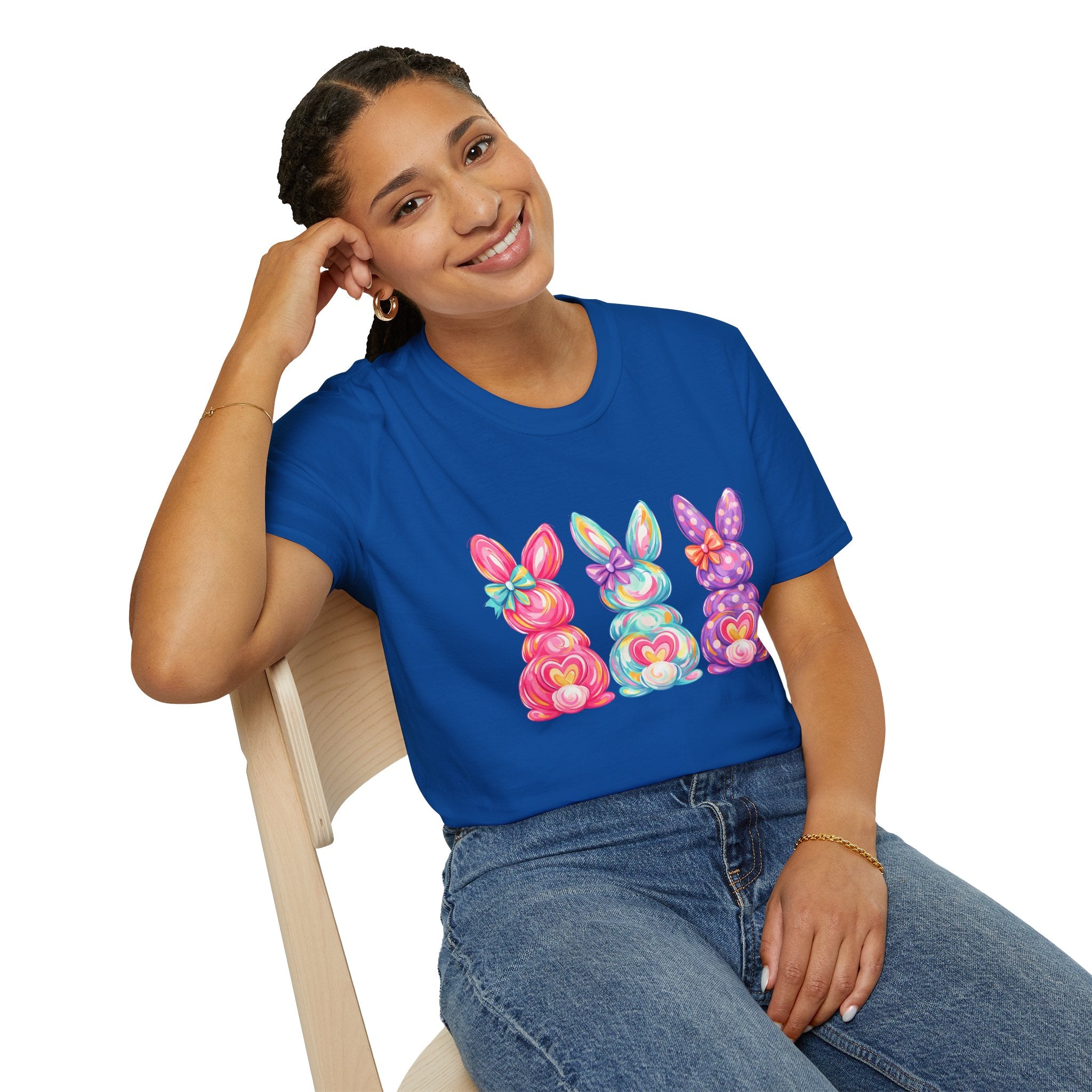 Easter Rainbow Bunny Trio T-Shirt