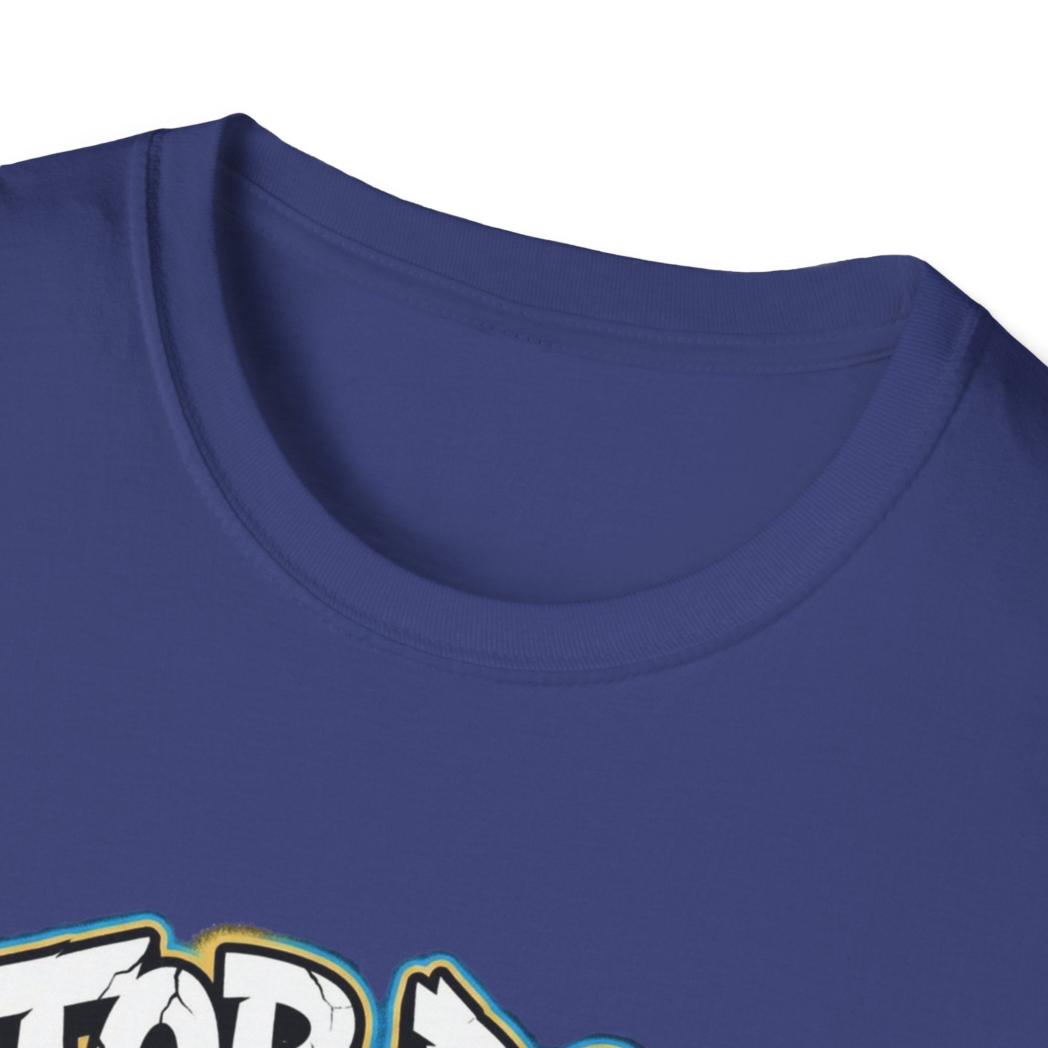 Top Dog On The Block Graphic T-Shirt — Bold Blue Wolf Streetwear Tee