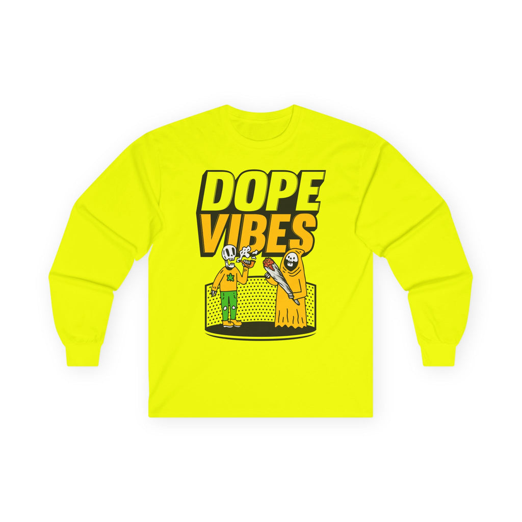 Dope Vibes Long Sleeve Tee — Retro Graphic ‘dope vibes’