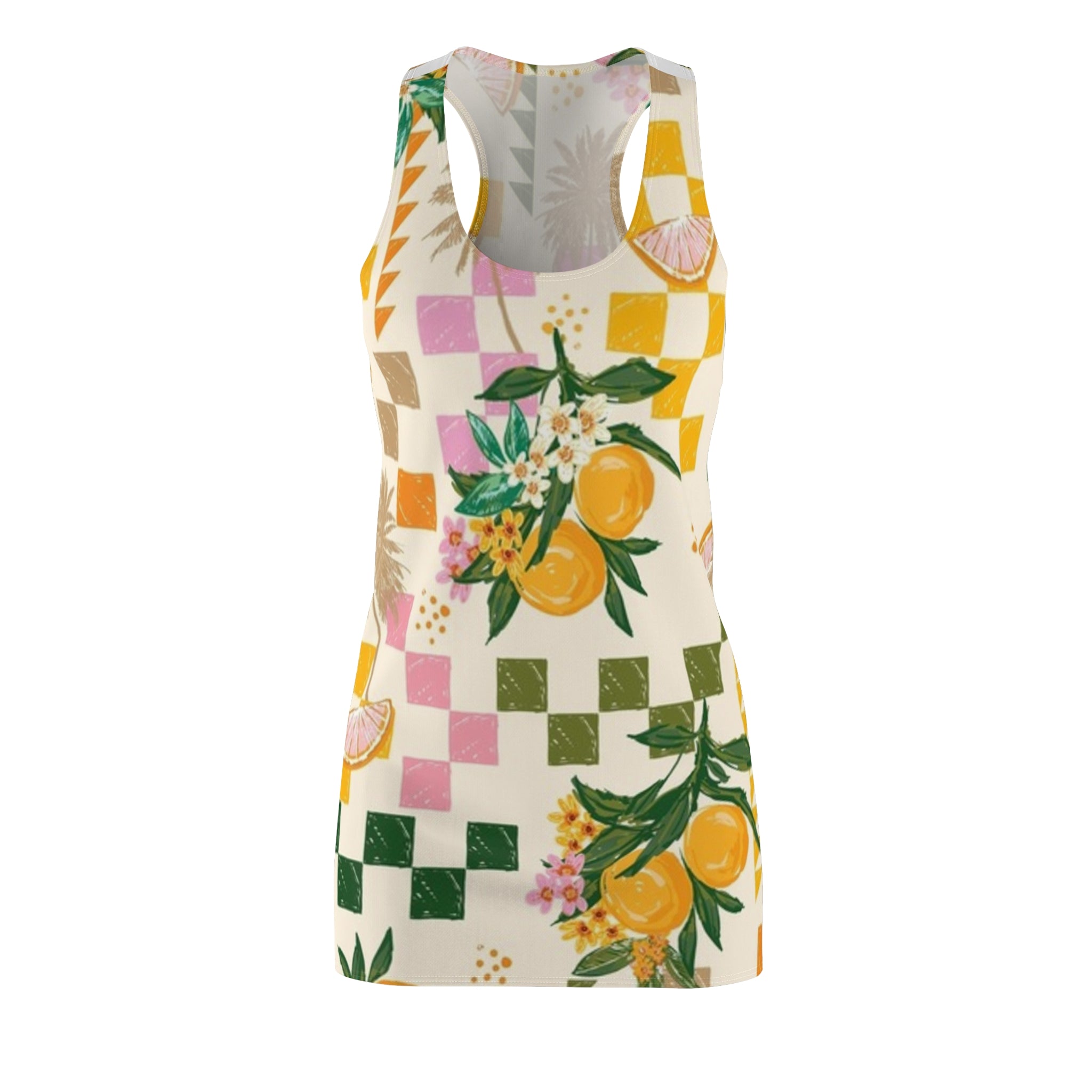 Women's Cut & Sew Racerback Dress (AOP)