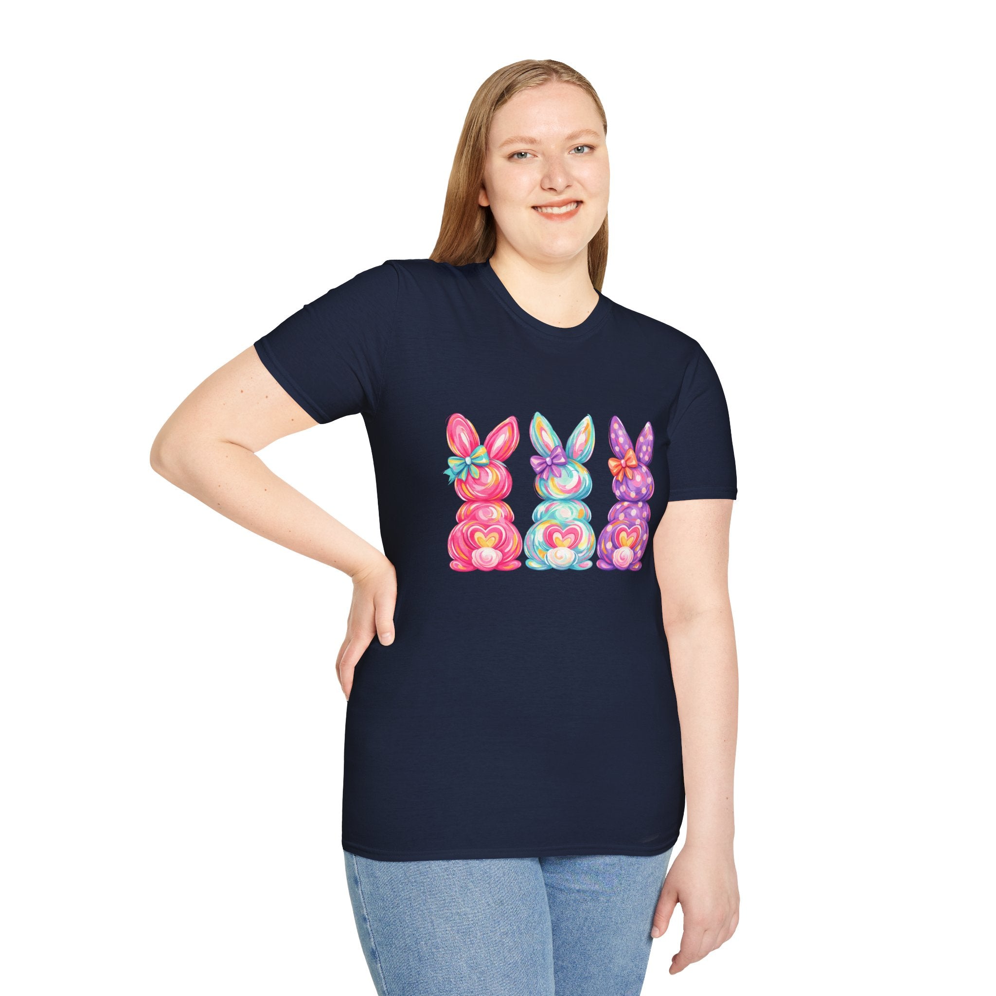 Easter Rainbow Bunny Trio T-Shirt