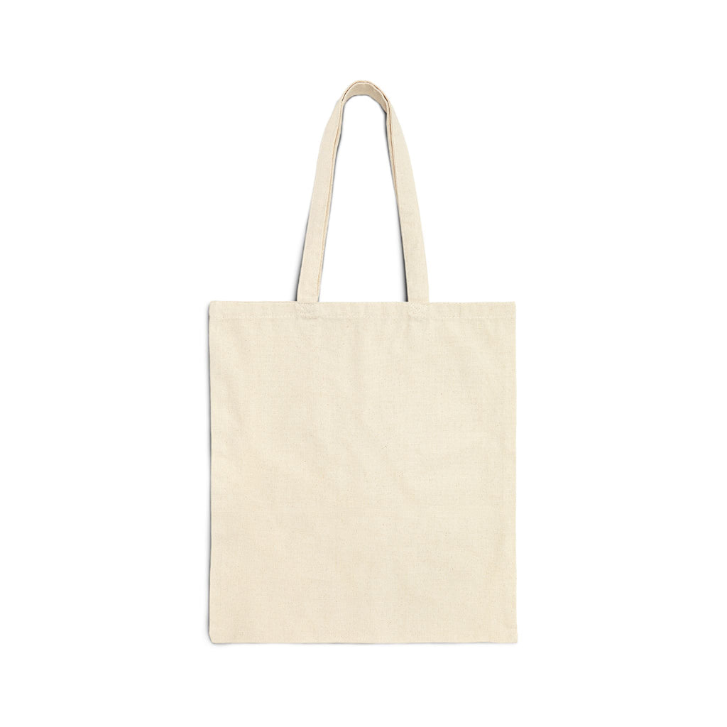 Lyrical Lounge Cotton Canvas Tote Bag — Stylish Music-Themed Market Tote