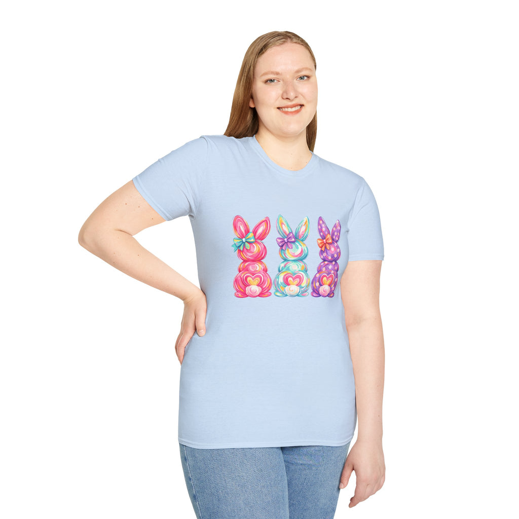 Easter Rainbow Bunny Trio T-Shirt