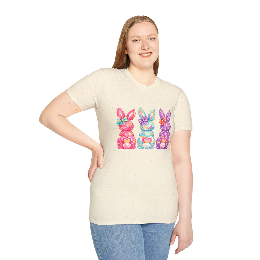Easter Rainbow Bunny Trio T-Shirt