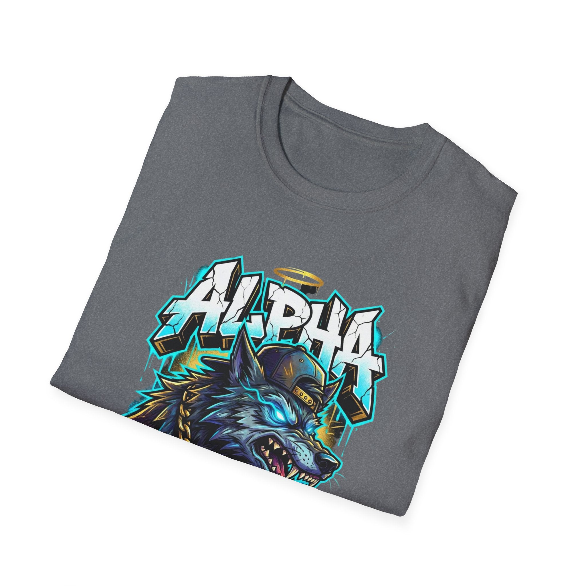 Alpha On The Streets Wolf Graphic T-Shirt — Urban Streetwear Tee