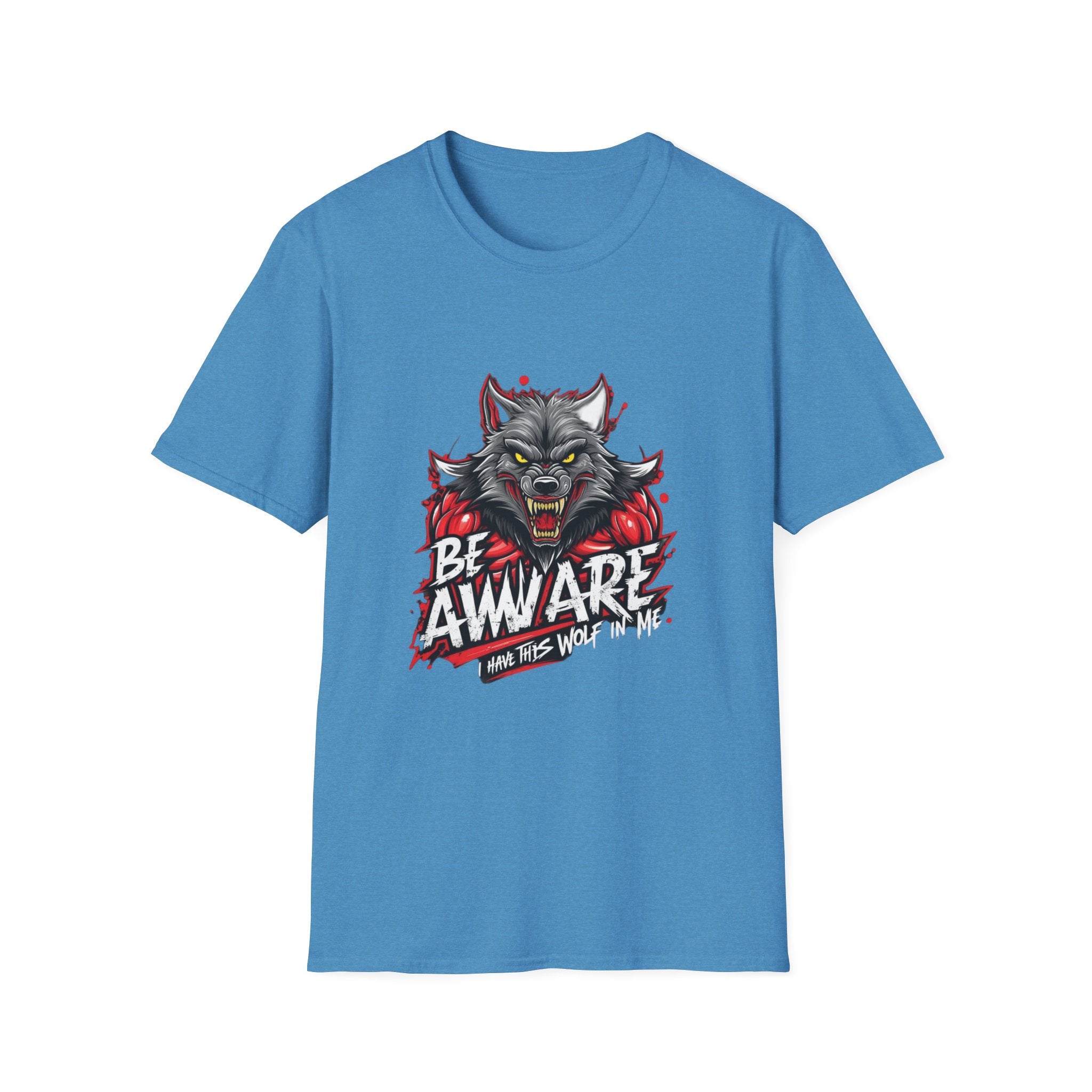 Be Aware Werewolf Graphic T-Shirt — Horror Wolf Design
