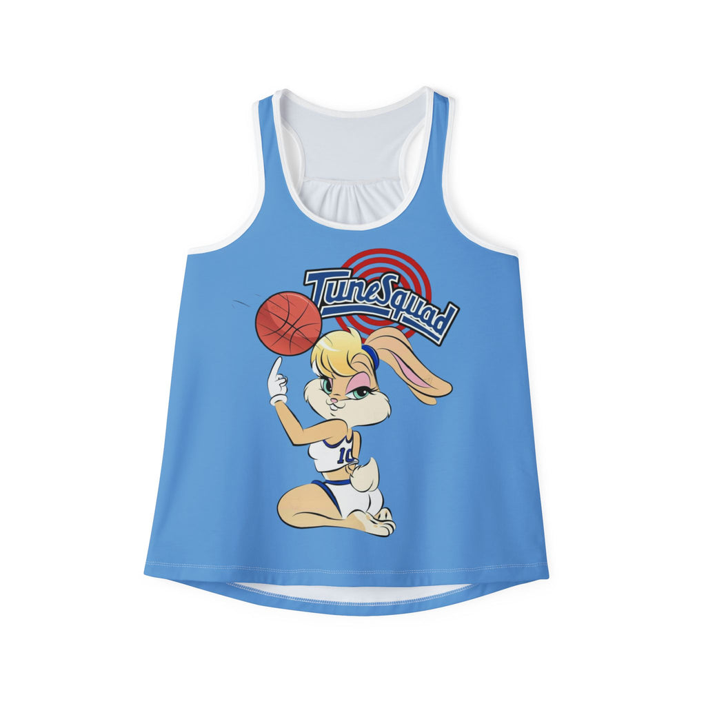 Lola Bunny "Tune Squad" Women's Tank Top — Basketball Cartoon Graphic AOP