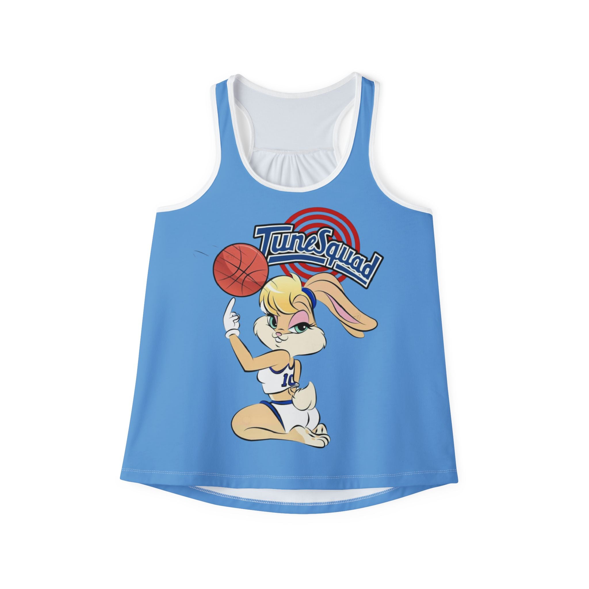 Lola Bunny "Tune Squad" Women's Tank Top — Basketball Cartoon Graphic AOP