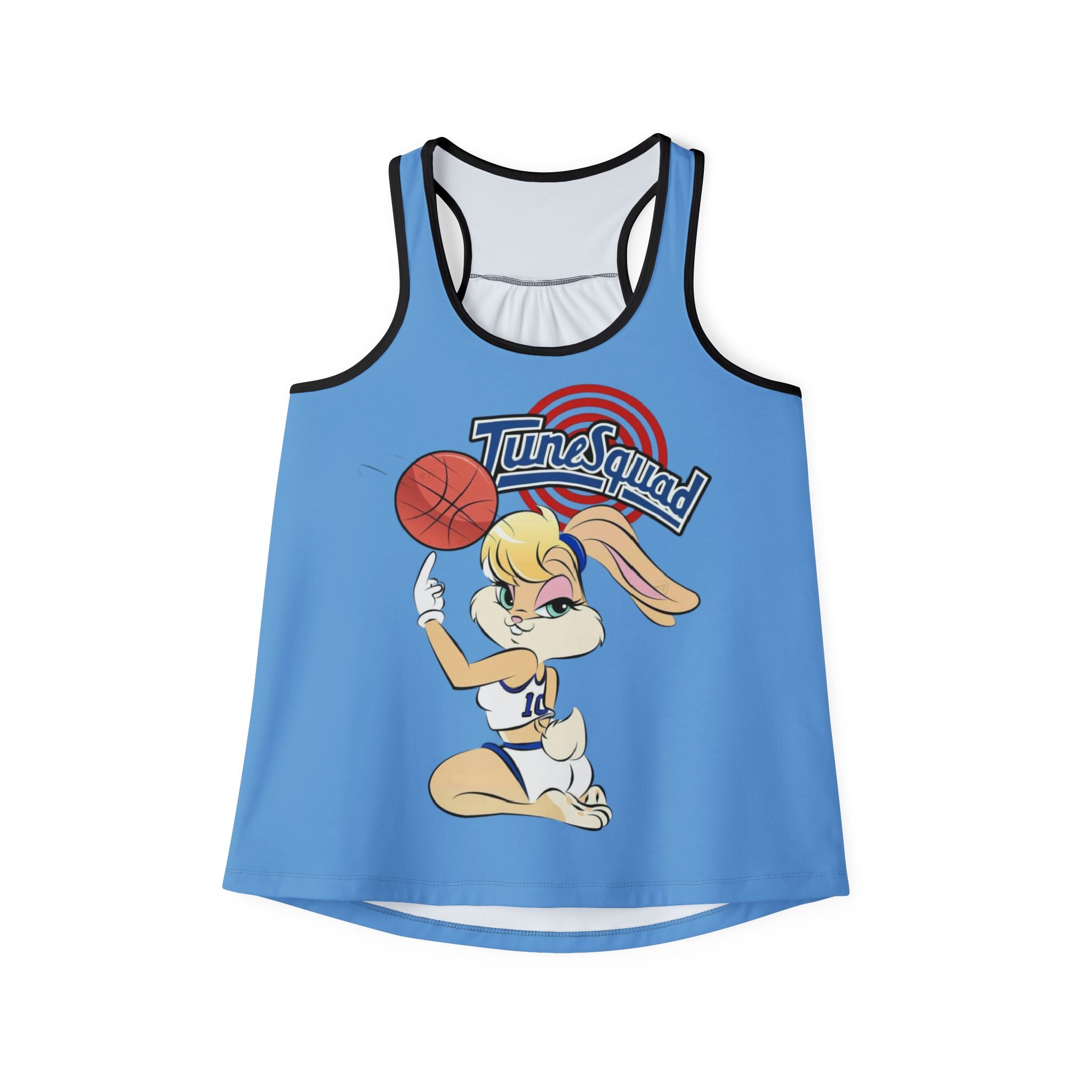 Lola Bunny "Tune Squad" Women's Tank Top — Basketball Cartoon Graphic AOP