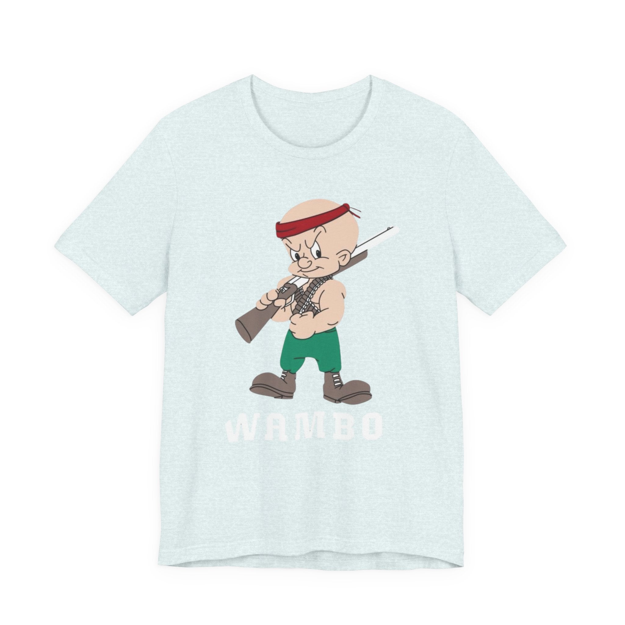 Wambo Funny Action Parody Tee | Cartoon Streetwear Graphic Shirt