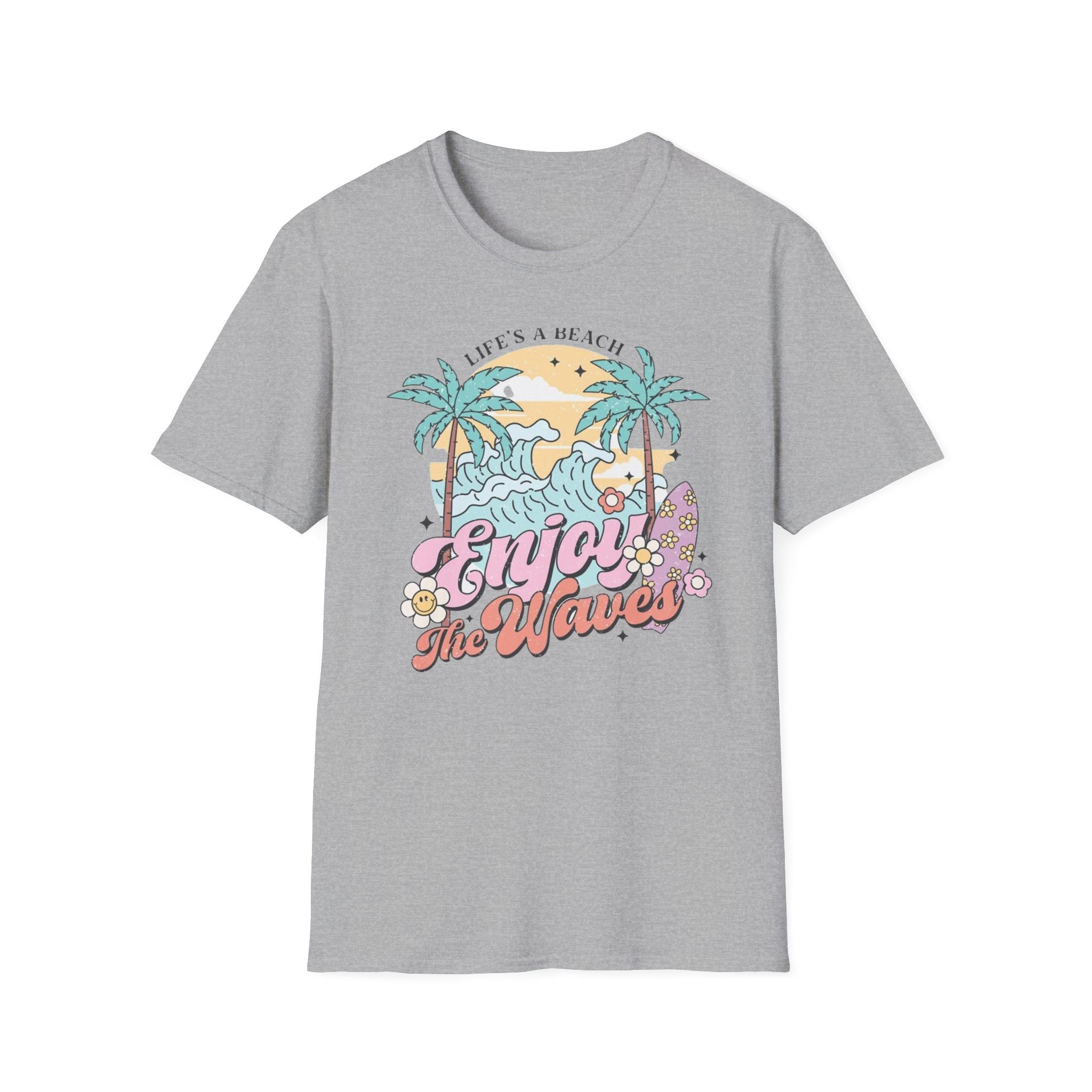 Enjoy the Waves T-Shirt — Summer Vibes Beach Graphic Tee